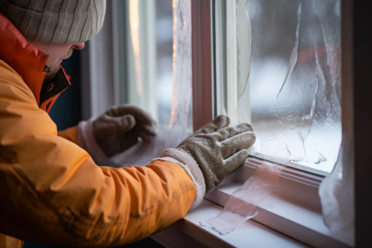 Uszczelnianie okien na zimę